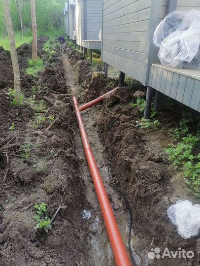 Установка канализации септик под ключ