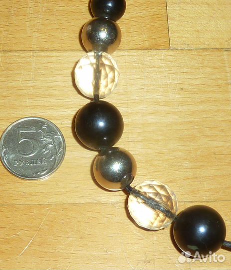 Бусы Пластмасса на завязке Длина регулируемая