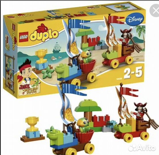 Lego duplo 10539 пляжные гонки Джейка