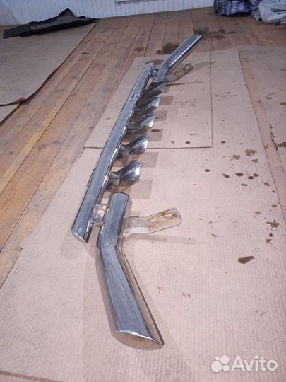 Защита бампера переднего Toyota Land Cruiser