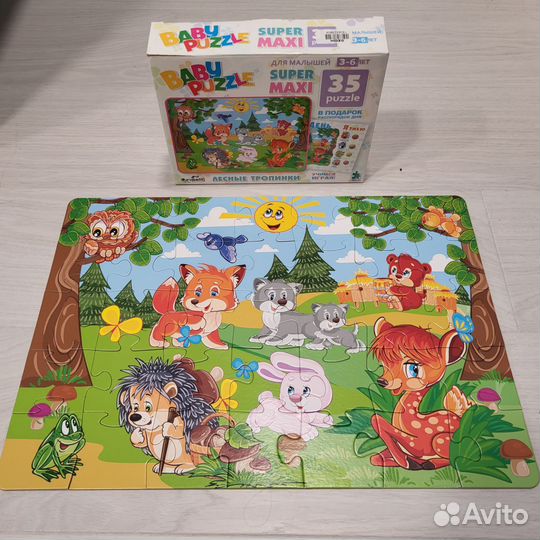 Пазлы крупные 3+