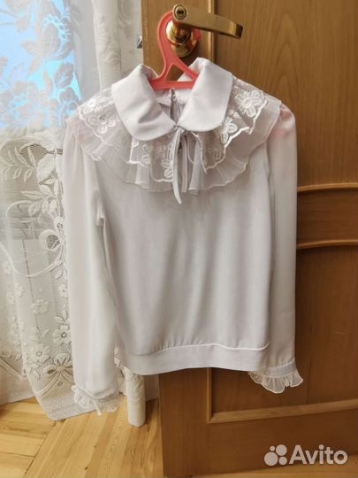 Блузка белая для девочки