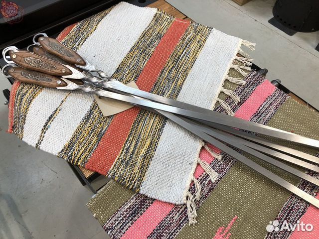 Набор шампуров для люля, курицы, рыбы