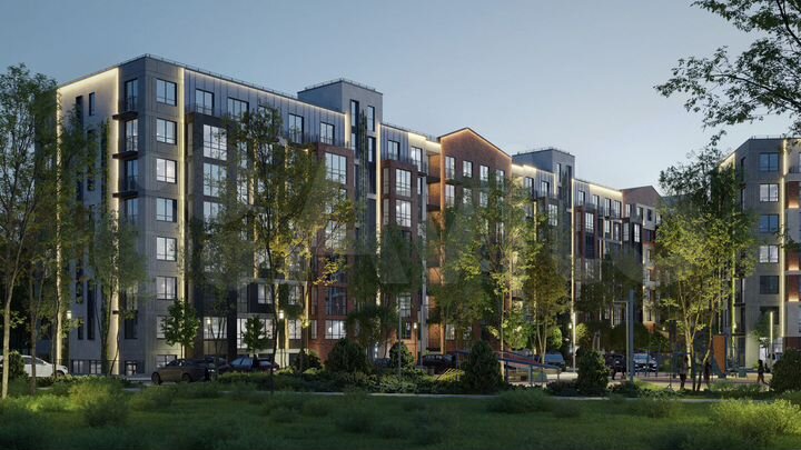 1-к. квартира, 42,8 м², 4/7 эт.