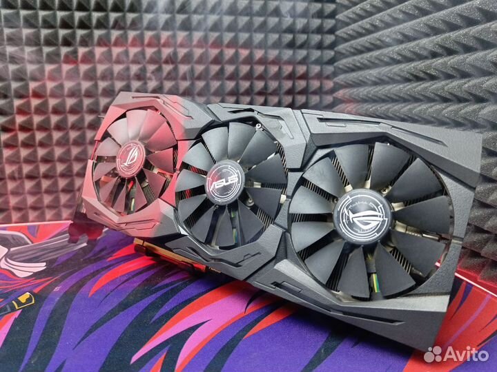 Видеокарта RX 580 8gb Asus strix