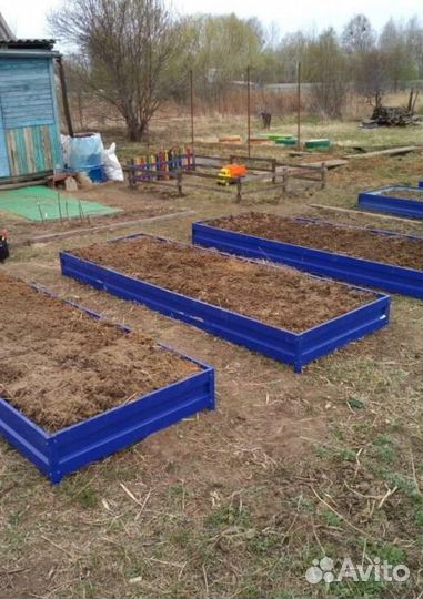 Грядка коричневая 1м х 3м х 22см