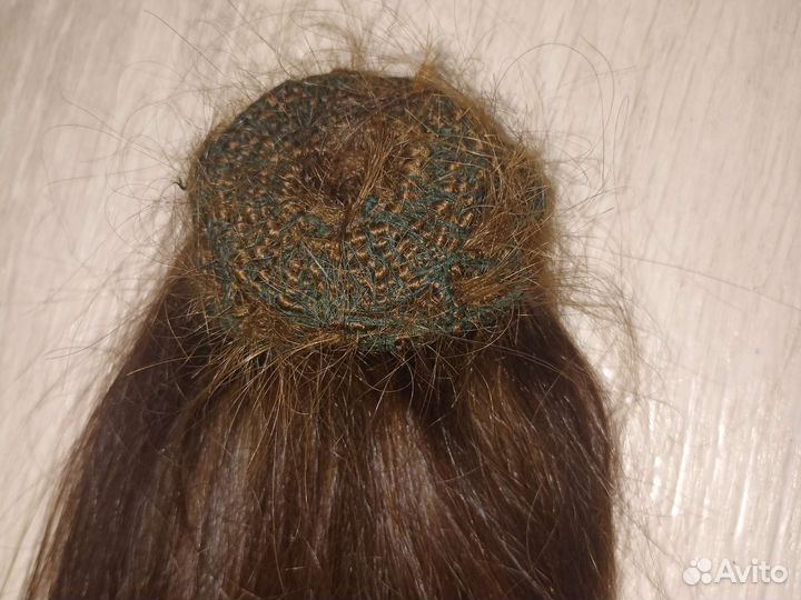 Парик-шиньон-хвост из натуральных волос