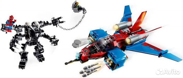 Конструктор Lari 11500 Реактивный самолет Человека