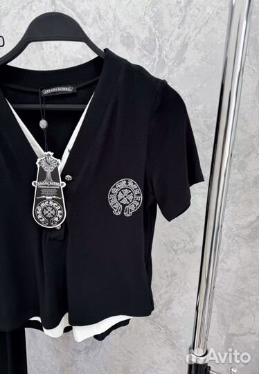 Женский спортивный костюм chrome hearts lux