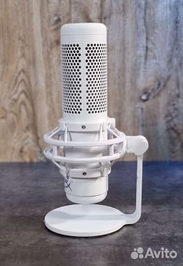 Игровой/стрим микрофон HyperX Quadcast S Белый