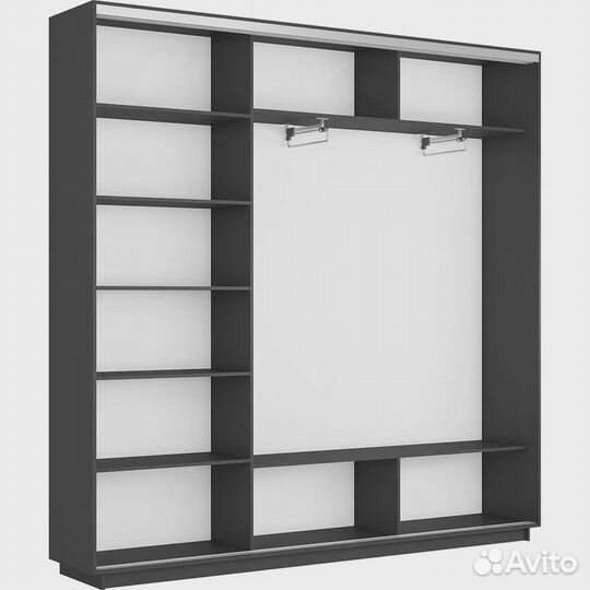 Шкаф-купе с фотопечатью «Экспресс» 3-х дверный