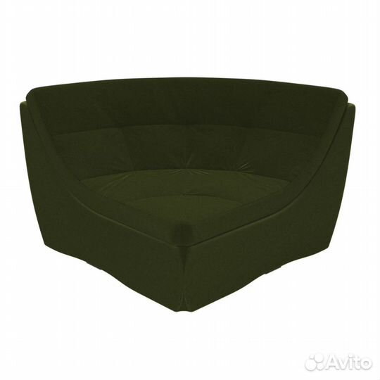 Угловой модуль Холидей Велюр черный