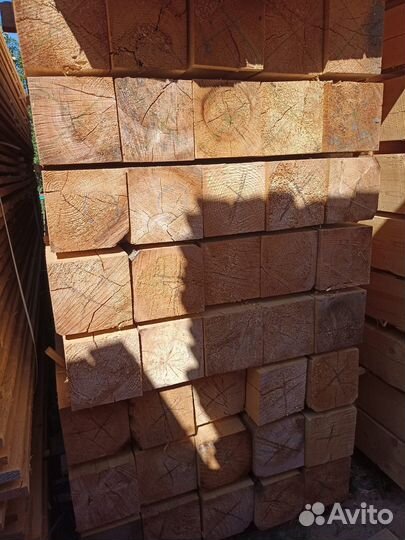 Брус обрезой естественной влажности хвоя 2 сорт