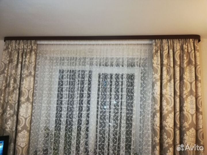 Комплект шторы и тюль