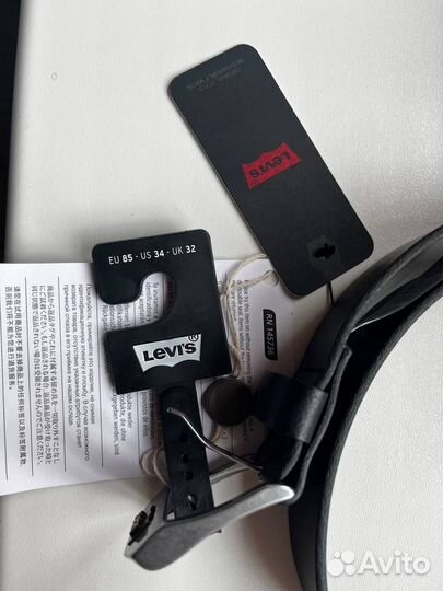 Ремень кожаный новый Levis 85 см
