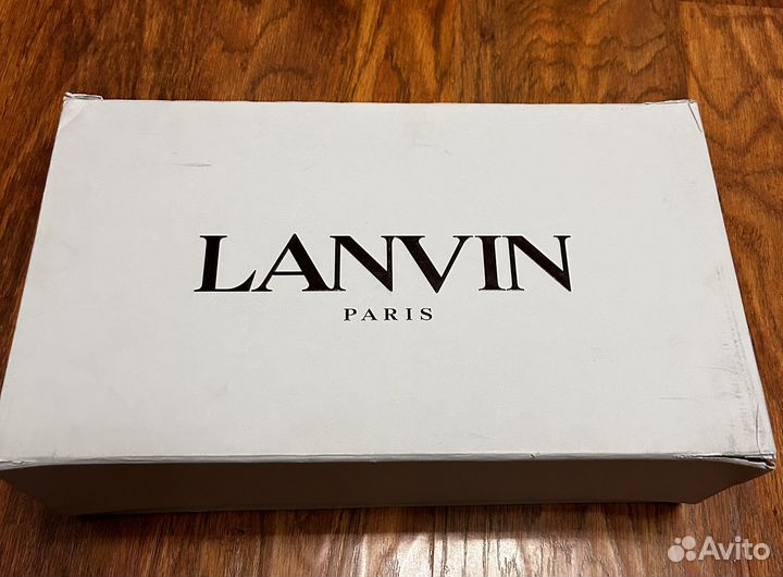 Кеды lanvin DBB1 кожанные 41