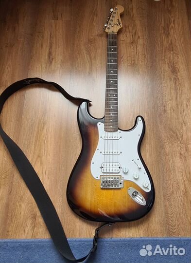 Электрогитара fender squier stratocaster bullet