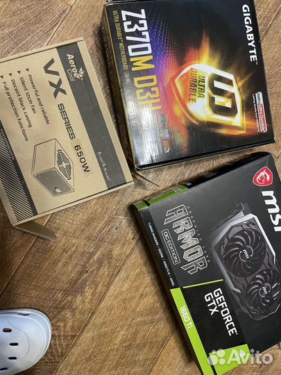 Игровой пк intel i5 8400, msi gtx 1660 ti