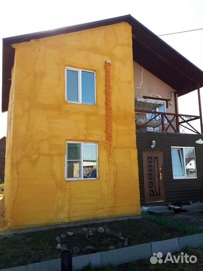 Теплоизоляция стен пенополиуретаном пеной ппу
