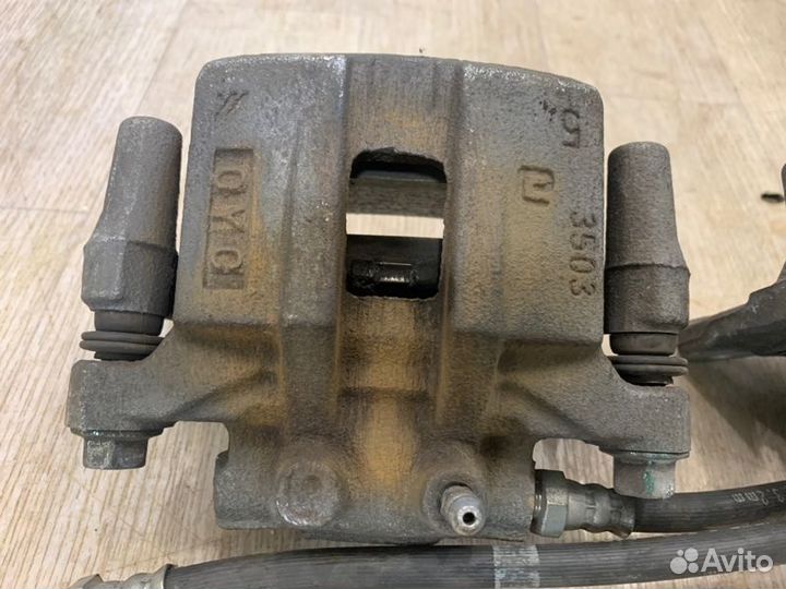 Суппорта и диски задняя Mitsubishi Lancer 10 CY3A