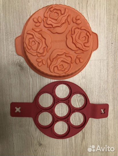 Формы для выпечки силиконовые новые 2 шт