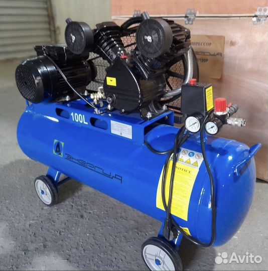 Воздушный компрессор Энергия 460/100 л 460л/мин