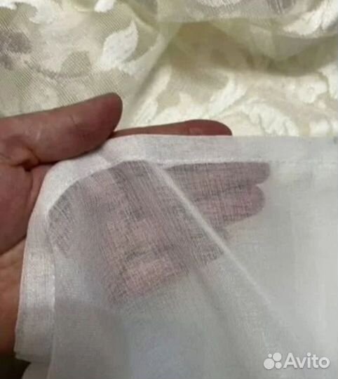 Тюль(батист белый)новый