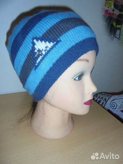 Шапка на мальчика 5-7 лет