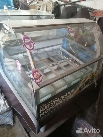 Витрина морозильная для мороженого, настольная