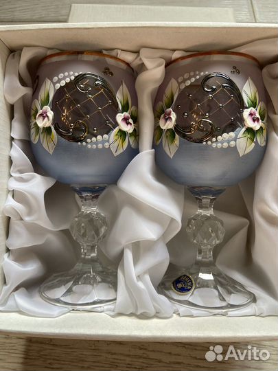 Фужеры бокалы Богемия