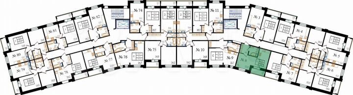 Квартира-студия, 32,8 м², 2/8 эт.