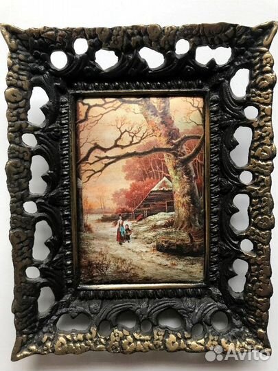 Плакетки. Шелкография в рамке