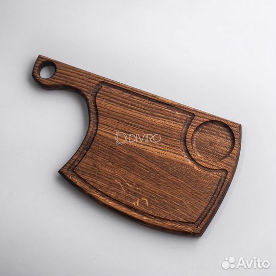 Доска для стейка в виде топора (тонированная)