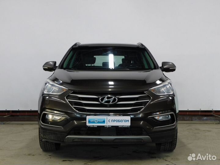 Hyundai Santa Fe 2.2 AT, 2016, 209 347 км