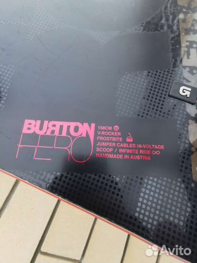 Сноуборд с креплениями и чехлом
