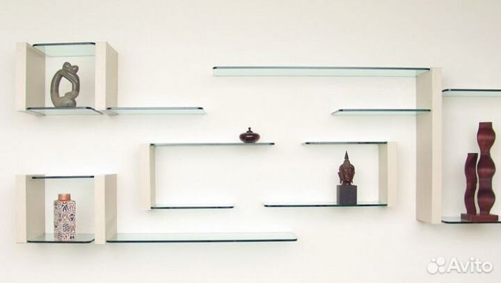 Полки из стекла на заказ