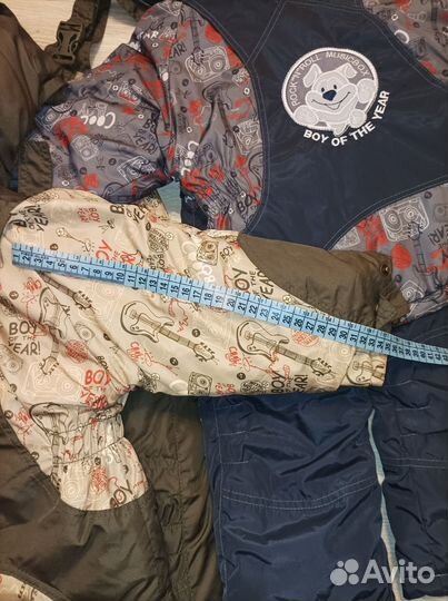 Два зимних комбинезона для двойни