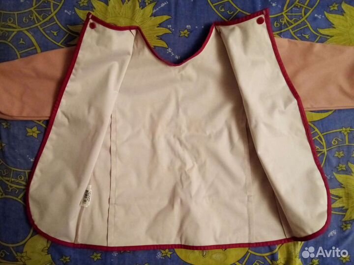 Фартук для детей с рукавами на кнопке