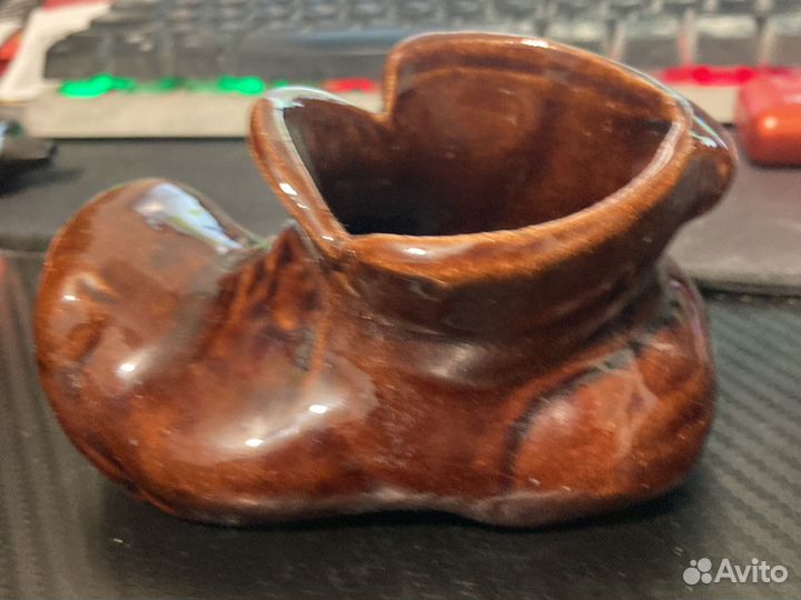 Сапог керамиеский пепельница СССР