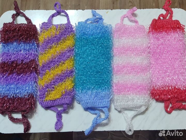 Мочалка ручной работы