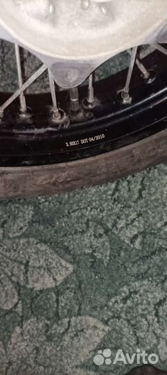 Колесо заднее на мотард R17 с резиной