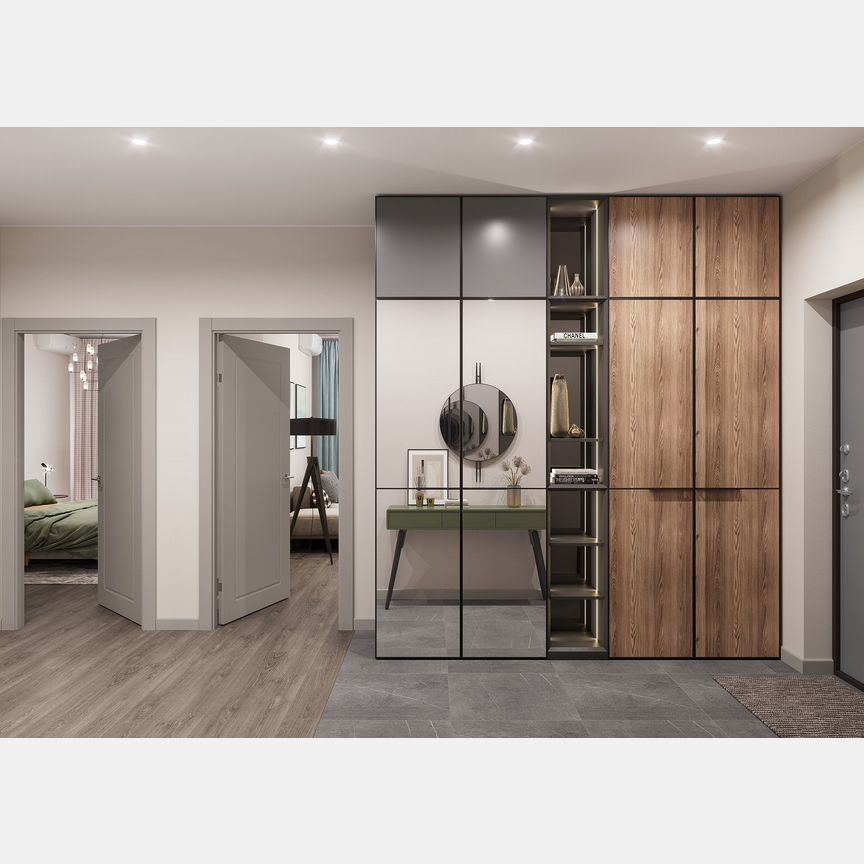 2-к. квартира, 54,6 м², 15/17 эт.