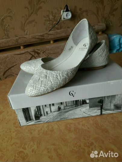 Балетки нат.кожа