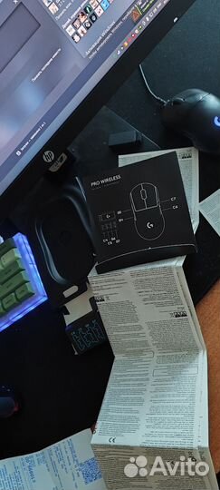 Беспроводная мышь Logitech G pro weriless