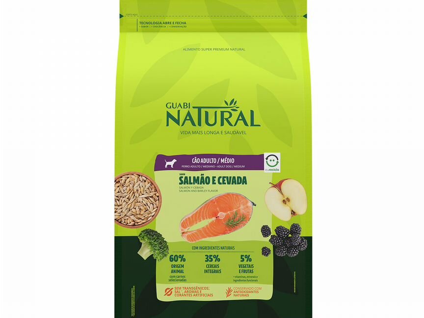 Guabi Natural сухой корм для взрослых собак средни