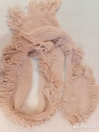 Шарф крупной вязки