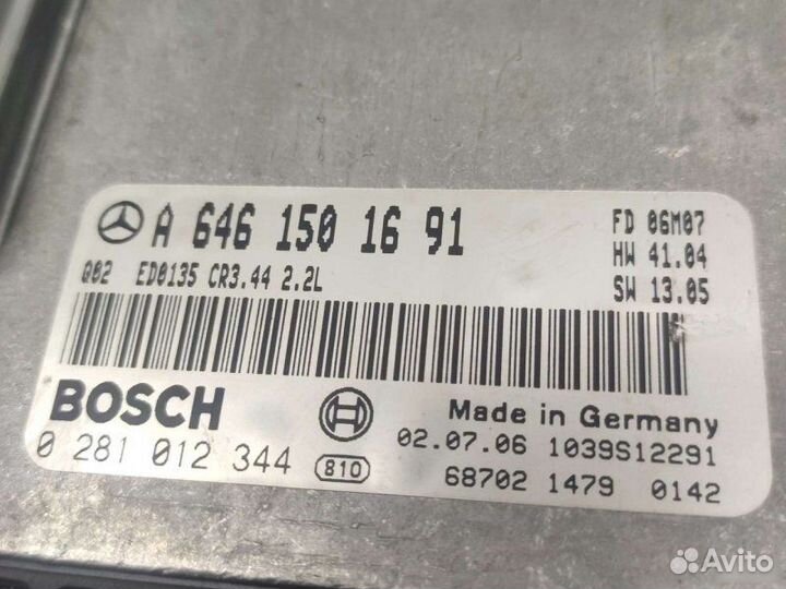 Блок управления двигателем Mercedes C W203