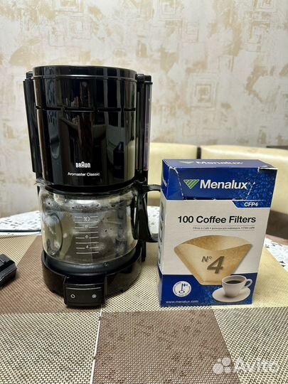 Кофеварка капельная braun