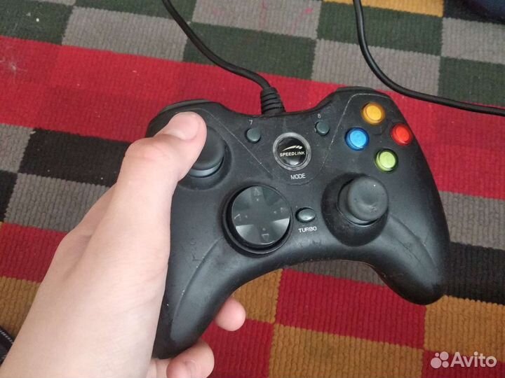 Джойстик xbox 360 геймпад проводной