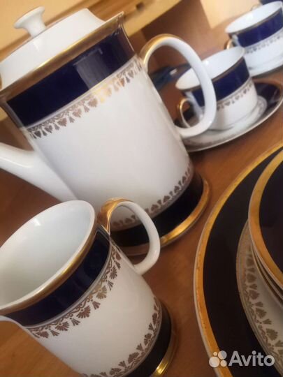 Сервиз кобальтовый СССР Чехословакия